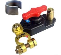 Interrupteur Sécurité Électrique Bateau pour camping-car Interrupteur | Rotation 180°, flexible contrainte pour câble, évite fuites courant, compatible 12V 24V, installation polyvalente