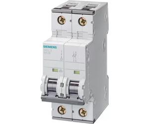 Interrupteur Siemens LS 10 kA, 2 pôles, C13