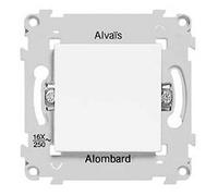 Interrupteur simple allumage 16A blanc sans plaque ALVAIS SCHNEIDER ELECTRIC ALB81050