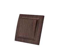 Interrupteur simple allumage,interrupteur mural Grain de bois foncé 1 voie,interrupteur mécanique mural 86 mm, interrupteur standard 10 Amp, 250 V