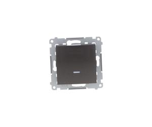 Interrupteur simple allumé Simon 54 DW1L.01/48