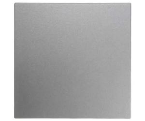 Interrupteur simple HAGER - B1Touche - Aluminium