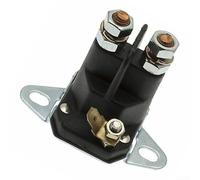 Interrupteur solénoïde de démarrage pour tondeuse à gazon, tracteur pour VTT, moto - Module relais d'allumage 12 V compatible avec poteaux de 6,35 mm