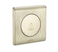 Interrupteur SOURCING MAP 1Pcs 86x86mm sonnette porte Bouton réinitialisation automatique motif cloche 250V