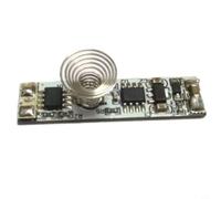 Interrupteur tactile capacitif 5 V-24 V 3 A LED Variateur de mouvement manuel Interrupteur de proximité infrarouge pour contrôle de tension constante CC 72 W Charge totale 42 x 12 x 8 mm 1 pièce