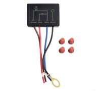 Interrupteur Tactile Dimmer 220V pour Lampe Table | 3 niveaux d'intensité, touche sensible, compatible 220V, installation simple, design discret noir