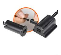 Interrupteur tactile infrarouge DC12-24 V Capteur d'essuyage manuel | Fonctionnement sans contact, fonction d'essuyage à la main, intensité variable pendant 3 s, entrée CC 12-24 V, noir sable