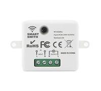 Interrupteur tactile intelligent pour maison connectée, télécommande 433 MHz, panneau mural, bouton récepteur, lampe LED