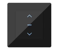 Interrupteur tactile intelligent WiFi pour rideaux motorisés et stores. Compatible avec Alexa et l'application Smart Life.
