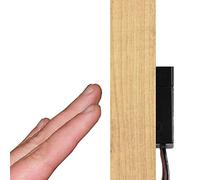 Interrupteur tactile LED, avec variateur, bois, invisible, 12 V / 50 W/max. 4,16 A, encastrable dans meuble