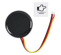 Interrupteur Tactile LED, Variateur Tactile 12V 36W 3A, Variateur à Induction Caché à Travers Bois Verre Pierre, Capteur Invisible pour Bande LED Éclairage Meuble Armoire Smart Home