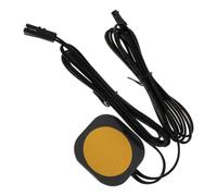 Interrupteur Tactile pour Éclairage de Placard, 5v-24v, sans Perçage | Commande à Distance par Contact, Sensibilité Élevée, pour Armoire et Garde-manger, Plastique Noir