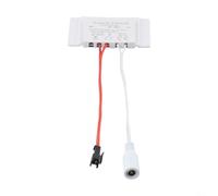 Interrupteur tactile unipolaire 12 V 5 A pour circuits lumineux de miroir LED Fonctionne à travers le verre sans perçage ni modification de câblage (fil CC)