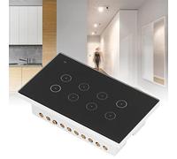 Interrupteur tactile Wi-Fi 8 canaux, panneau intelligent, 95-250V AC