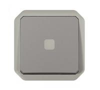 Interrupteur temporisé lumineux composable - anthracite - Plexo LEGRAND