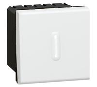 Legrand Interrupteur temporisé Mosaic 078420 - 2 modules - Blanc