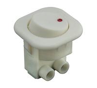 Interrupteur unipolaire à encastrer basculant Contact protégé Electro DH couleur corps et touche blanc 11.477.i/B 8430552079292
