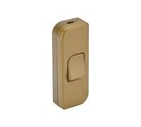 Interrupteur va et vient - encastrable - murale - prise murale - Inter Pour Lampe - 2A UnIPolaire Or - Debflex - 719330