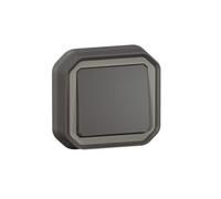 - Interrupteur va-et-vient encastré Plexo 10AX IP55 - anthracite