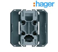 Interrupteur va-et-vient Gallery InterBP avec neutre, 2 modules - HAGER WXF003