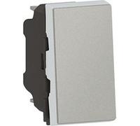 Interrupteur va-et-vient Mosaic Easy-LED - 10 AX - 250V - 1 module - Aluminium aluminium G