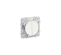 Interrupteur Va et Vient - SCHNEIDER ELECTRIC - Odace - Blanc - Fixation par Griffes - 10A