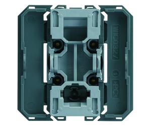 Interrupteur va&vient gallery avec enjoliveur blanc 2 modules carton de 50 - HAGER WXF001B50