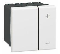 Interrupteur variateur basique 2 fils MOSAIC 2 modules blanc - LEGRAND - 078405