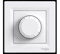 Interrupteur variateur, prise schneider asfora, blanc