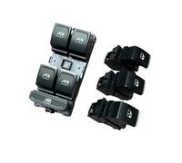 Interrupteur Vitre Bouton Pour VW Pour Golf 7 MK7 Commutateur Commande Fenêtre Principale Commutateur Commande Fenêtre 5G0959857 5GG959857 5G0959855 Fond Blanc(4PCS)
