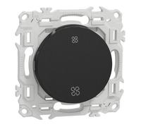Interrupteur VMC - Schneider - Odace - Noir - 2 Vitesses - 10AX 250V