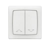 Interrupteur volet roulant complet 1 poste blanc Legrand ASL