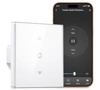 Interrupteur Volet Roulant Connecté, Etersky Bouton Volet Roulant Alexa En Pourcentage, Interrupteur Volet Roulant Wifi, Contrôle à Distance, Fil Neutre Requis
