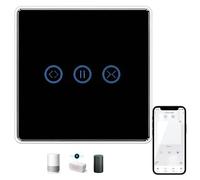 Interrupteur volet roulant connecté, intelligent Interrupteur connecté volet roulant, minuterie Wi-Fi commande pour volet roulant avec commande vocale, compatible avec Alexa/Google Home