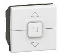 Legrand Interrupteur de volets roulants Mosaic 077026 – 500 W, 2 modules – blanc