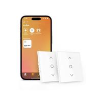 Interrupteur Volet Roulant - REFOSS - Connecté WiFi - Compatible HomeKit/Alexa/Google Home - Ouverture 1-100% - Rétroéclairage LED