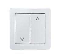 Schneider Electric – Interrupteur volets roulants Alréa – 2 boutons – Blanc