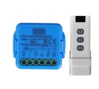 Interrupteur Volets Roulants WiFi avec Télécommandes RF et Module Récepteur, Contrôle Électrique pour Stores et Volets, 433 MHz Module de Commande Minuteur Smart Life