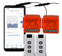 Interrupteur Volets Roulants WiFi, Télécommandes RF, Module Récepteur 433MHz, Contrôle des Volets Roulants Électriques pour Stores et Persiennes Enroulables, Module de Commande Minuteur, Application