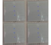 Interrupteur Wi-Fi pour volets roulants, minuteur intelligent pour volets roulants, avec fonction de pourcentage, lot de 4