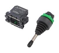 Interrupteur XD5PA12 : joystick 22 mm tige.Pos : 2 NO x2 noir manque IP66 SCH...
