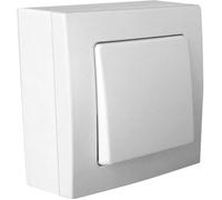 Zenitech - Bouton Poussoir saillie Blanc - Bel'Vue