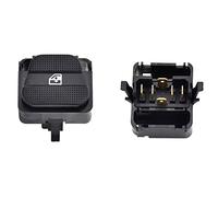 Interrupteurs de lève-vitres électriques avec rétroéclairage LED Vert, compatibles avec VW pour Voiture de Golf, Bouton de lève-vitre électrique Principal 1H0959855 1H0959855C