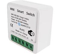 Interrupteurs intelligent SomLife WiFi 16A MiniSmart Switch Wi-Fi connecté,application Tuya/SmartLife,Alexa,Google Home