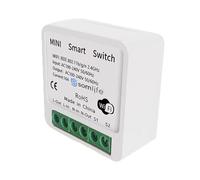 Interrupteurs intelligent SomLife WiFi 16A MiniSmart Switch Wi-Fi connecté,application Tuya/SmartLife,Alexa,Google Home