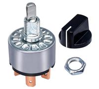 Interrupteurs rotatifs - Bouton rotatif à 4 positions et 3 | Bouton sélecteur de vitesse du chauffage soufflant 16 A 120 VAC 12 A 250 VAC, interrupteurs rotatifs de rechange avec p
