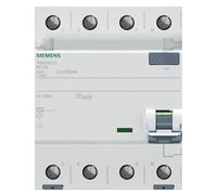 INTERRUPTOR DIFERENCIAL 5SV, 70MM, CLASE AC, 4 POLOS, 25A, 30MA