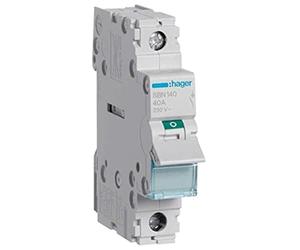 Interruptor Modular, 1 Polo, 40A