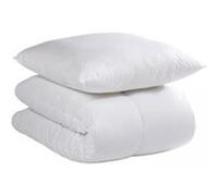 INTERSCALIT Pack Couette + Oreiller coton 140x200cm Blanc G