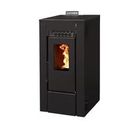 INTERSTOVES - Pack INTERSTOVES Poêle à granules GIOIA 9 Etanche + Kit Conduit Vertical 80/125 - Noir